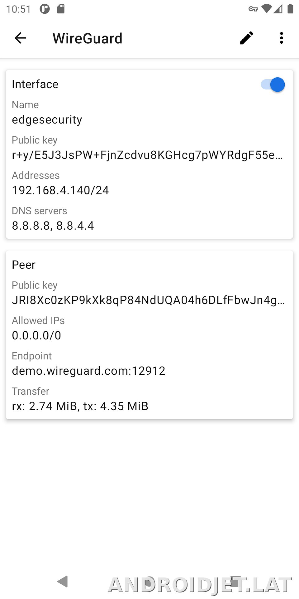 WireGuard скриншот 2